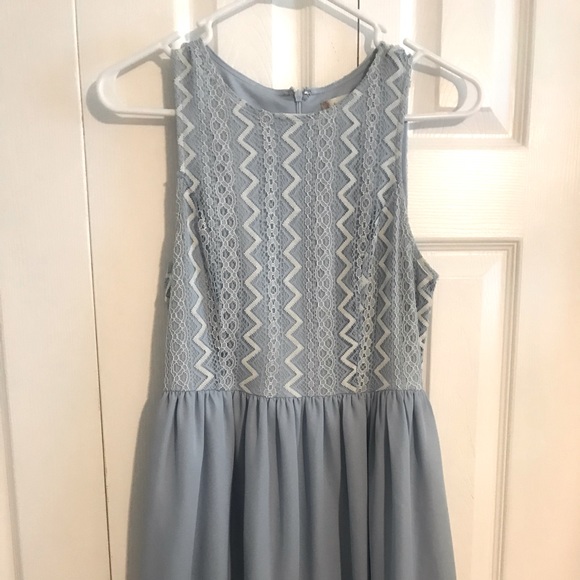 Altar'd State Dresses & Skirts - Altard state. Light blue. Small. A line dress